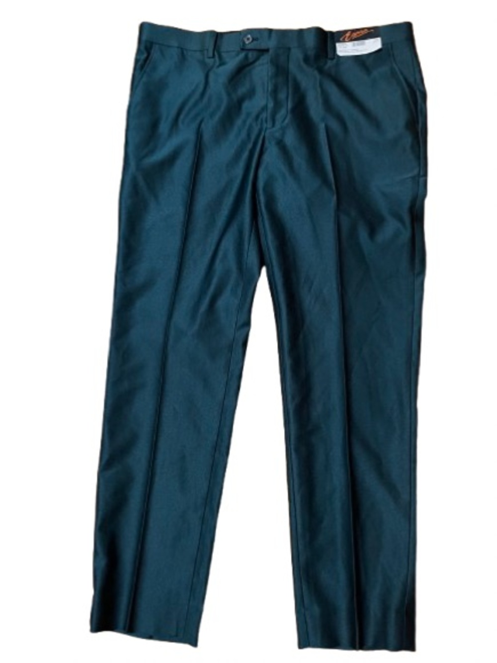 NWT Egara Classic Skinny Fit Stretch Men's Dress Pants - Teal Size 38